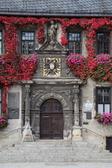Fototapeta na wymiar Das Quedlinburger Rathaus
