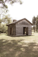 Historic cabin at state park