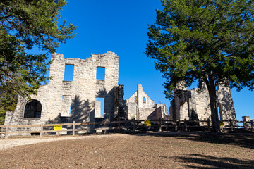 Historic castle ruins