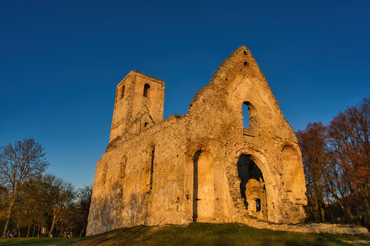 Katarinka - Church and Monastery of St. Catherine ruins in Dechtice, Slovakia