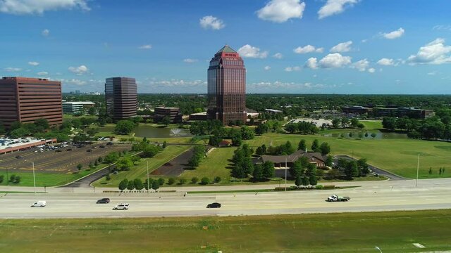 Aerial View of Hamilton Partners Corporate Office Building Complex Part 5