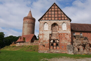Fototapeta na wymiar Burg Stargard in Mecklenburg-Vorpommern