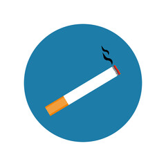 Cigarette icon. Tobacco sign. Smoking symbol.