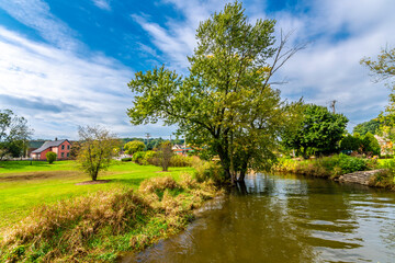 Crystal Lake Outlet view in Algonquin Town of Illinois