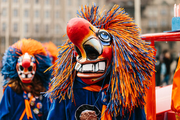 traditionelle Figur der Basler Fasnacht	