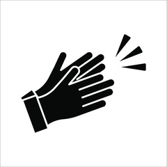 Clapping hand icon vector eps 10