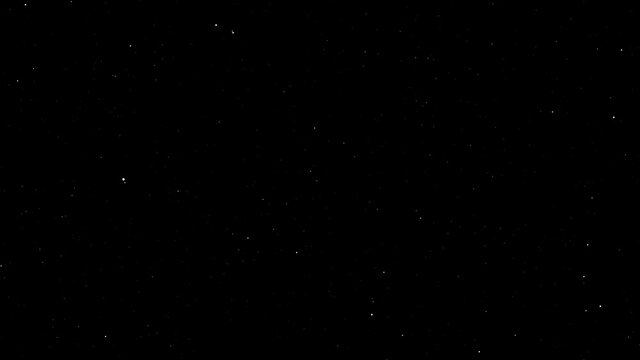 Twinkle Stars Footage In Black Background