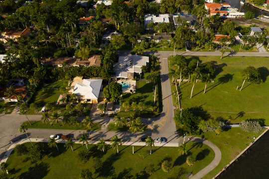 Bayview Park upper east side Miami aerial photo
