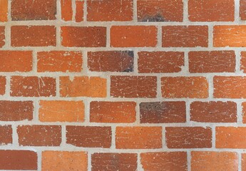 Obraz premium pattern, texture, old, brown, architecture, stone, urban, structure, concrete, material, red, block, construction, rough, cement, background, surface, brick, wall