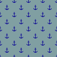 Anchor pattern. Minimalist and elegant image.