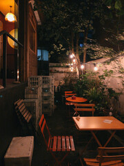 restaurant in the night