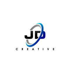 JD Letter Initial Logo Design Template Vector Illustration