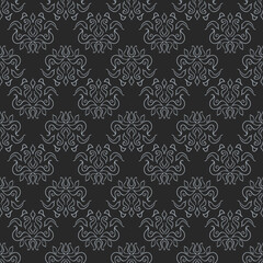 Seamless pattern with abstract shapes, vector illustration