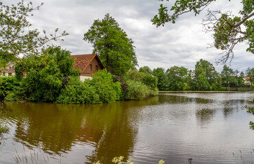 Fototapeta na wymiar Lake in Wiesenfelden