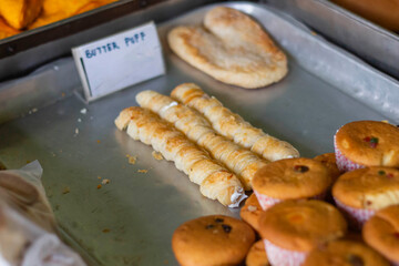 typical variuos of bread sell at the shop