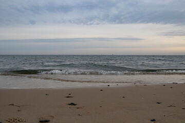 beach in the morning