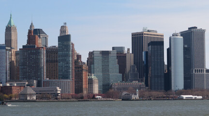 Obraz premium Midtown Manhattan skyline on a Clear Blue day, New York City