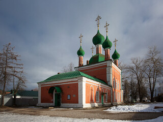 Alexander Nevsky Church in Pereslavl-Zalessky in winter