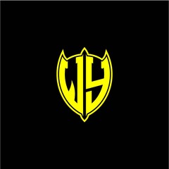 the initial letter of the shield logo W Y is yellow.