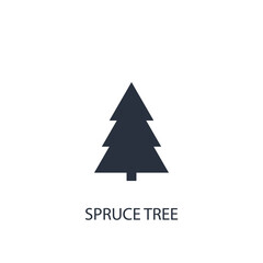 Spruce tree icon