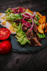 salad with tomatoes