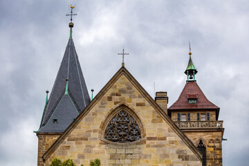 Fototapeta na wymiar Stadtkirche St. Dionys in Esslingen