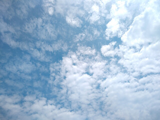 blue sky with clouds