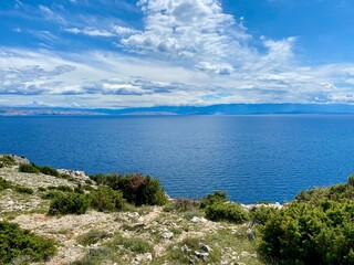 Panorama from Cres Island, Croatia