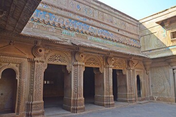Obraz premium Gwalior Fort, Gwalior, Madhya Pradesh, India