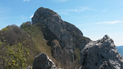 Mountains and lakes around North Italy