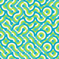 Abstract Geometric Pattern generative computational art illustration