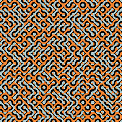 Abstract Geometric Pattern generative computational art illustration