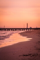 Obraz premium Sunset at the beach