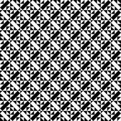 Triangles, figures seamless pattern. Folk wallpaper. Geometric background. Triangular shapes, forms ornate. Tribal motif. Ethnic ornament. Geometrical image. Textile print, abstract. Vector artwork