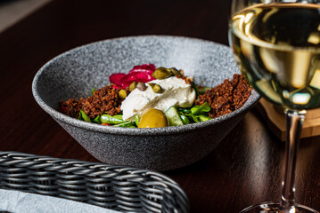 Buddha bowl with quinoa and vegetables