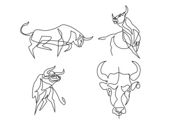 Bull vector illustration
