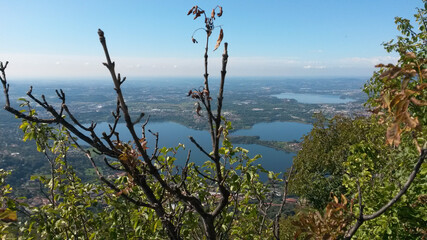 Obraz premium Mountains and lakes around North Italy