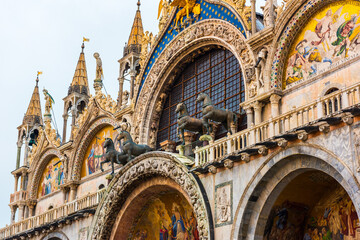Basilica di San Marco in Piazza San Marco. Venice, Italy.