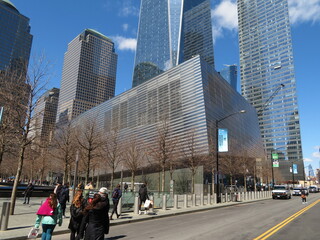 The One World Trade Center skyscraper in Lower Manhattan, New York City