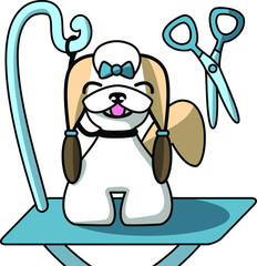Dog pet clip grooming services