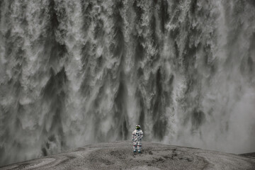 Dettifoss waterfall in the northern part of iceland
