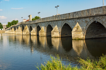Fototapeta premium Mustafa Pasha Bridge (Old Bridge) in Svilengrad, Bulgaria