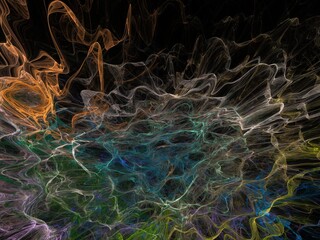 Imaginatory fractal background Image