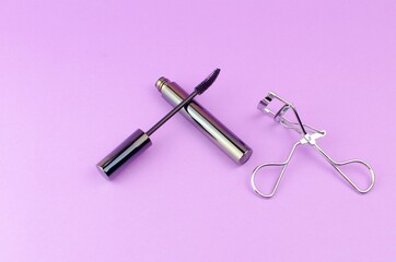 cosmetics for eye and lip makeup