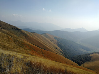 Mountains and lakes around North Italy