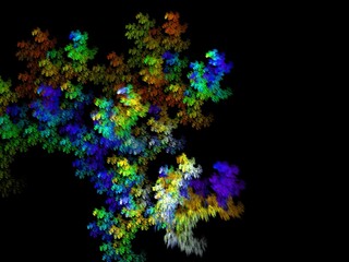 Imaginatory fractal background Image