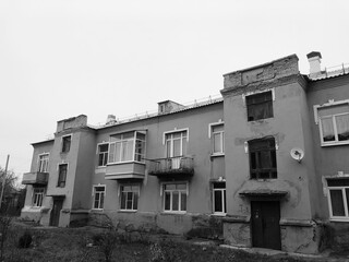 old abandoned building