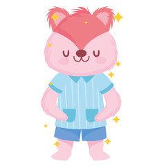 back to school, cute cat with uniform cute cartoon