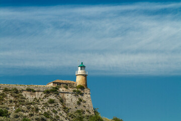 Fototapeta na wymiar Old Corfu Lighthouse