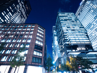 東京都　大手町のオフィスビル街